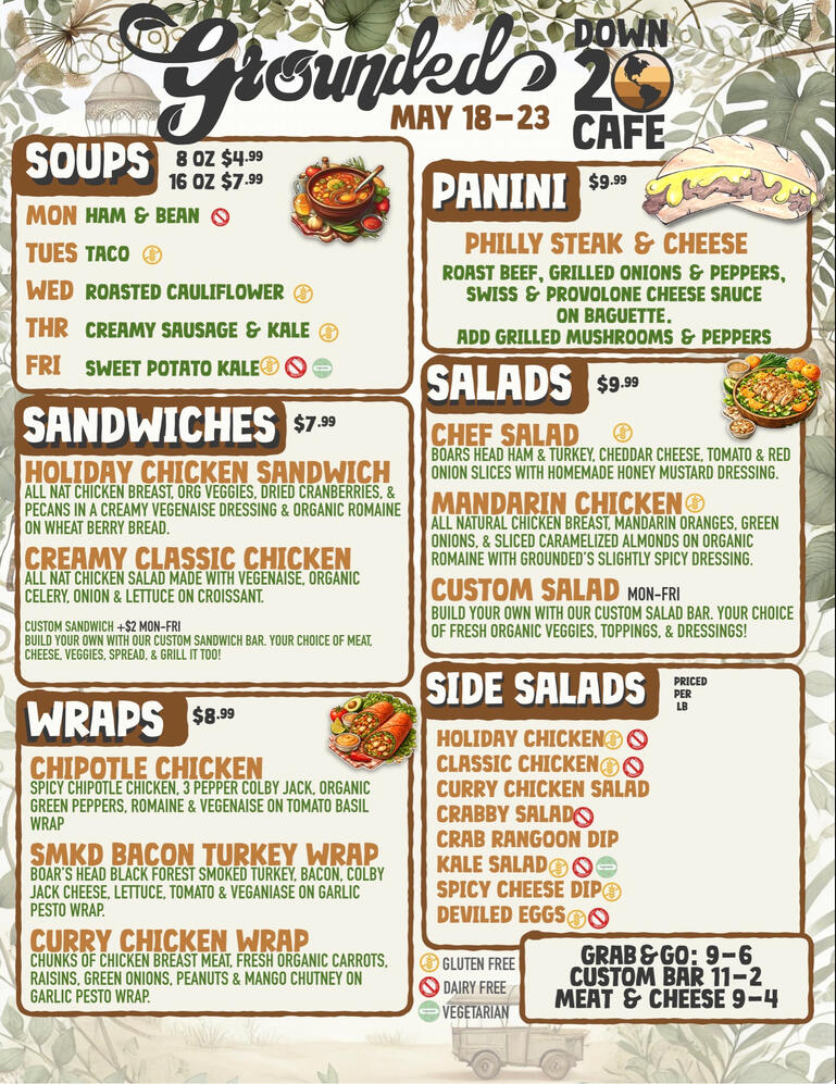 Weekly Deli Menu